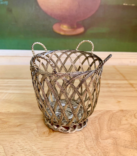 Vintage Silver Basket