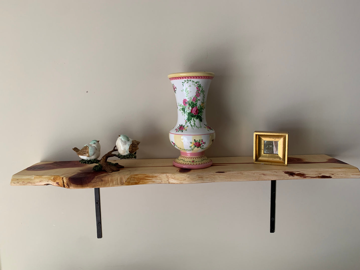 Live Edge Cedar Shelf, Locally Handcrafted - LOCAL PICKUP ONLY
