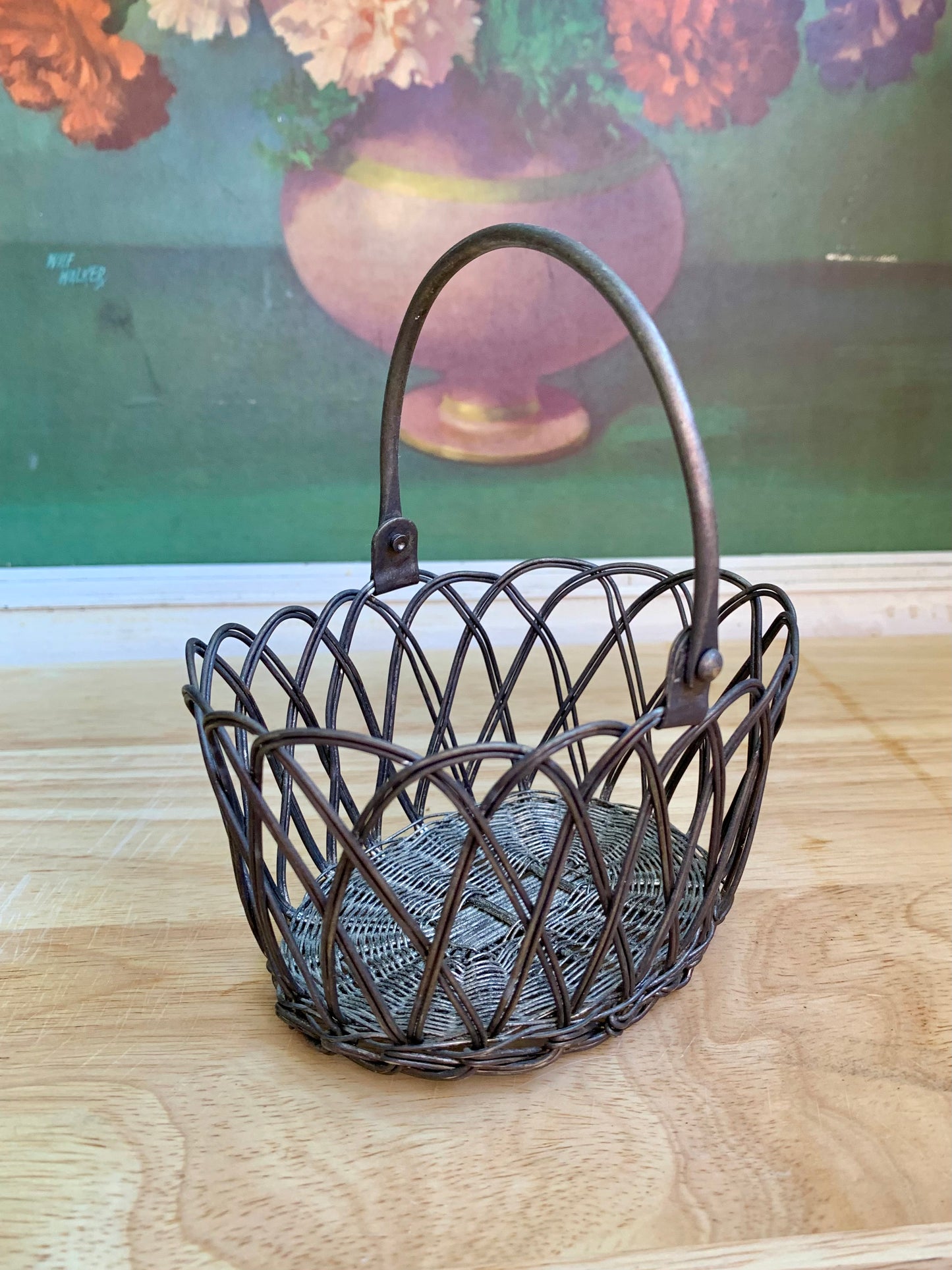 Vintage Silver Basket
