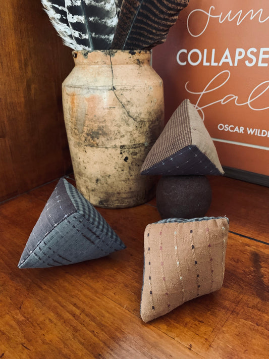 Triangle Pincushion / Bowl Filler / Ornament