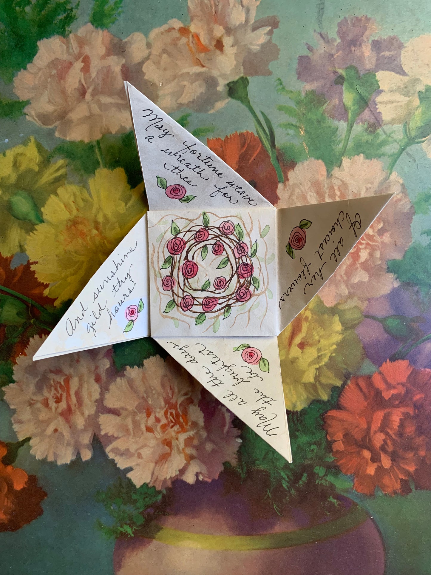 Puzzle Purse Valentine - Fortune's Wreath