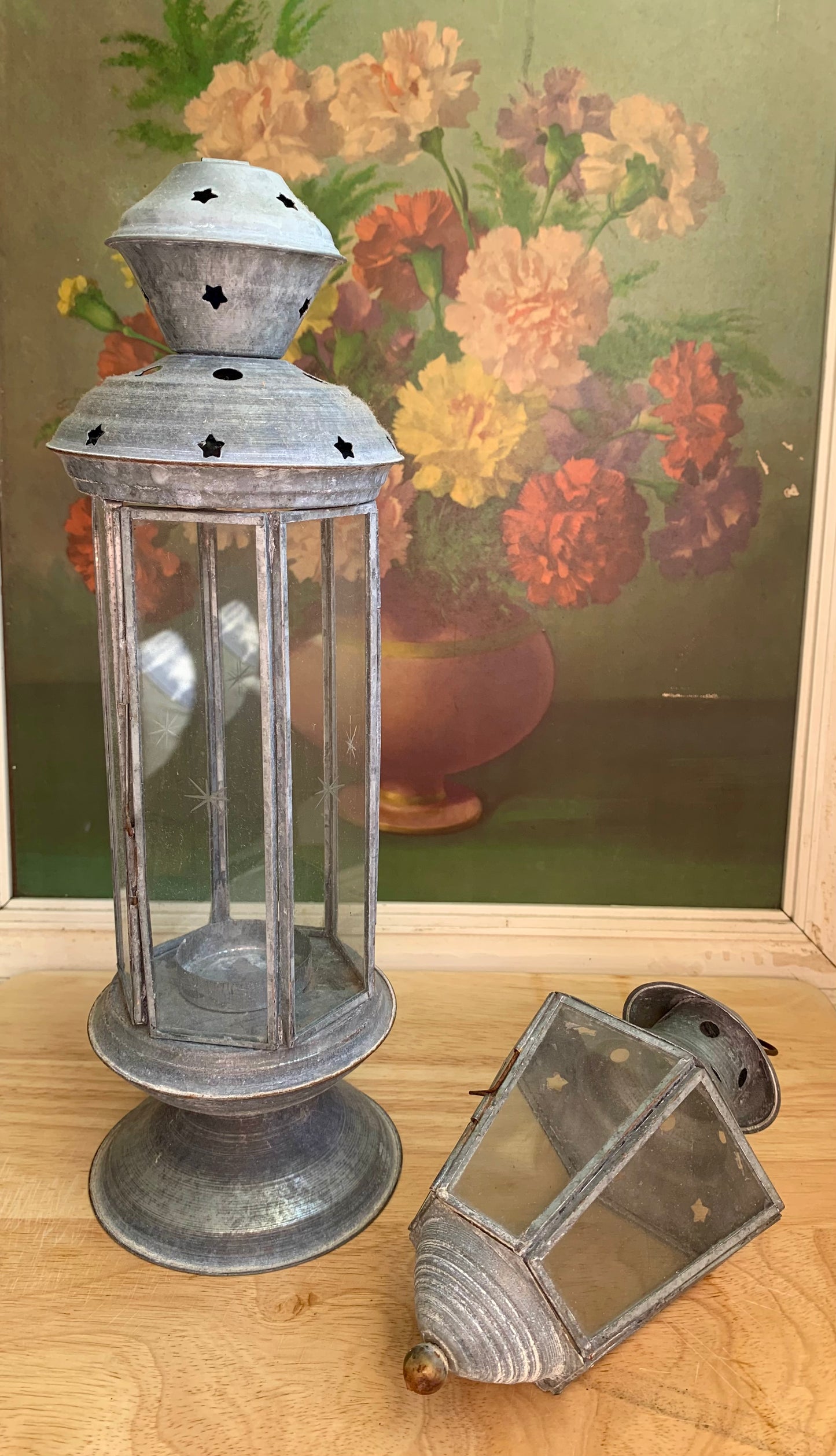 Vintage Lantern Candle Holders