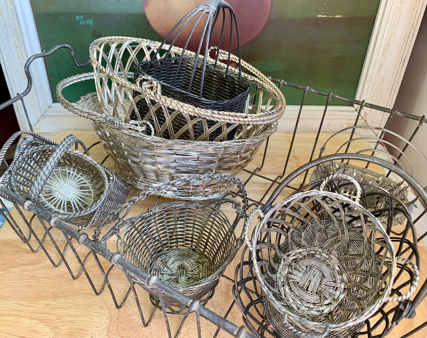 Vintage Silver Basket