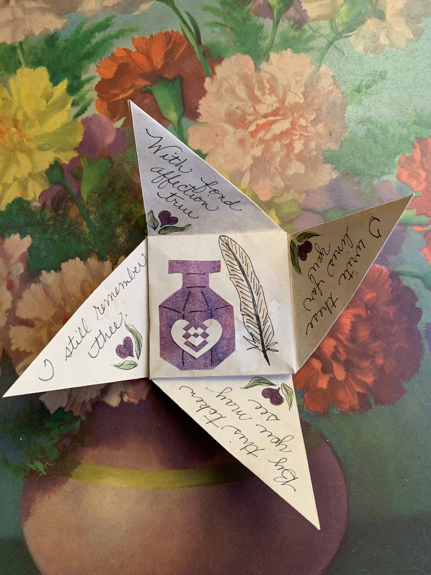 Puzzle Purse Valentine - Fond Affection