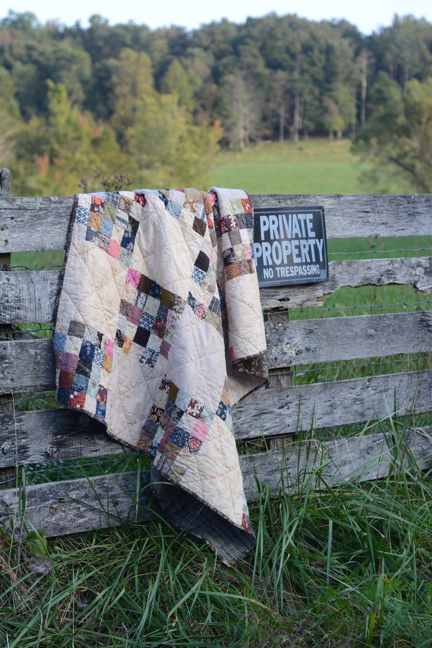 Primitive Scrappy Quilt