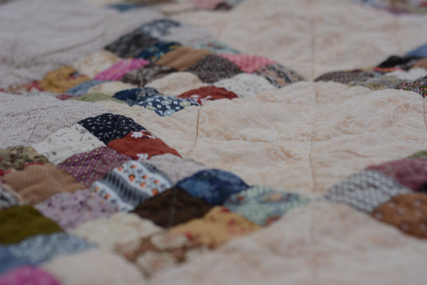 Primitive Scrappy Quilt