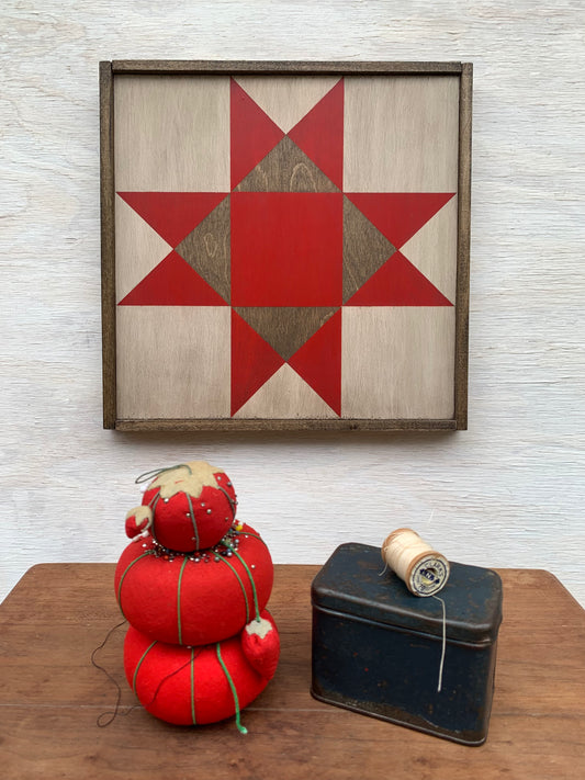Barn Quilt Wall Art - Ohio Star