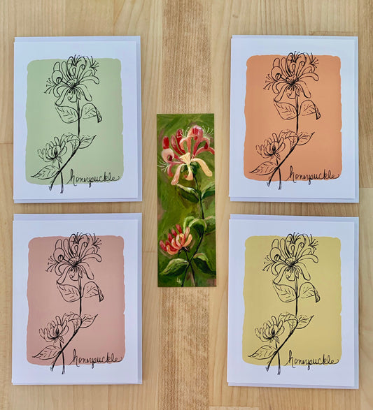 Honeysuckle Note Cards