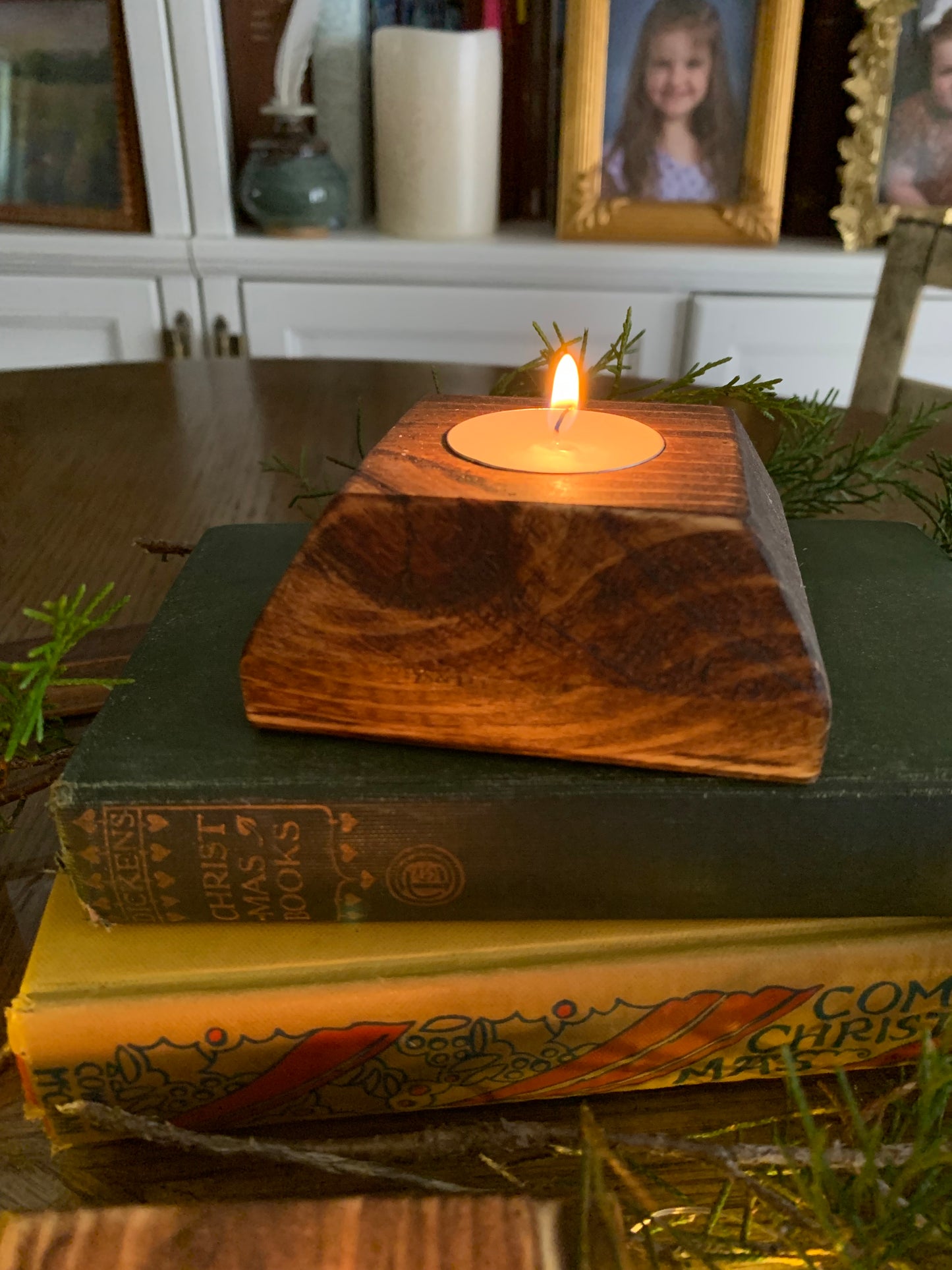 Handcrafted Tea Light Candle Holders, set / 3