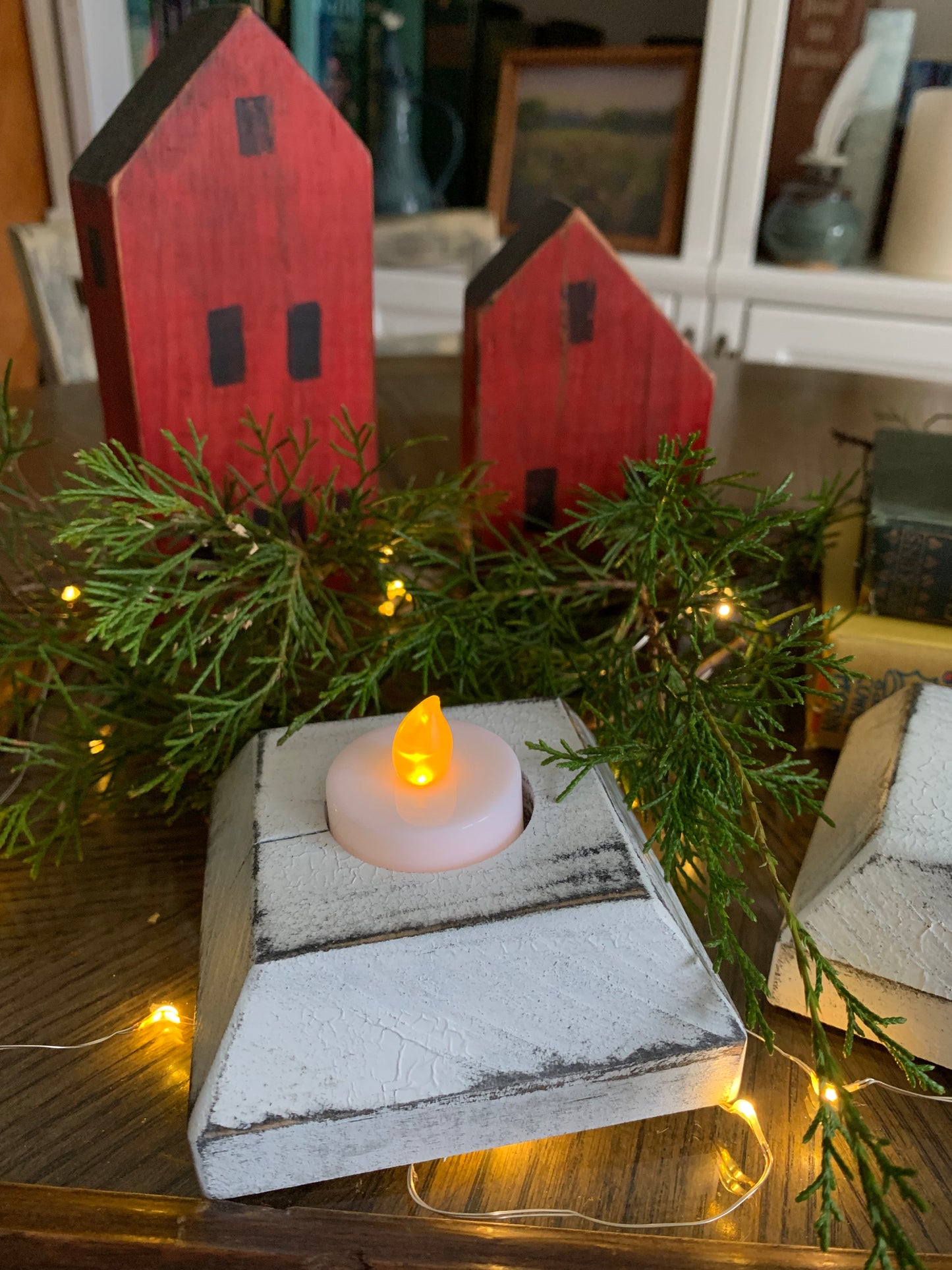 Handcrafted Tea Light Candle Holders, set / 3