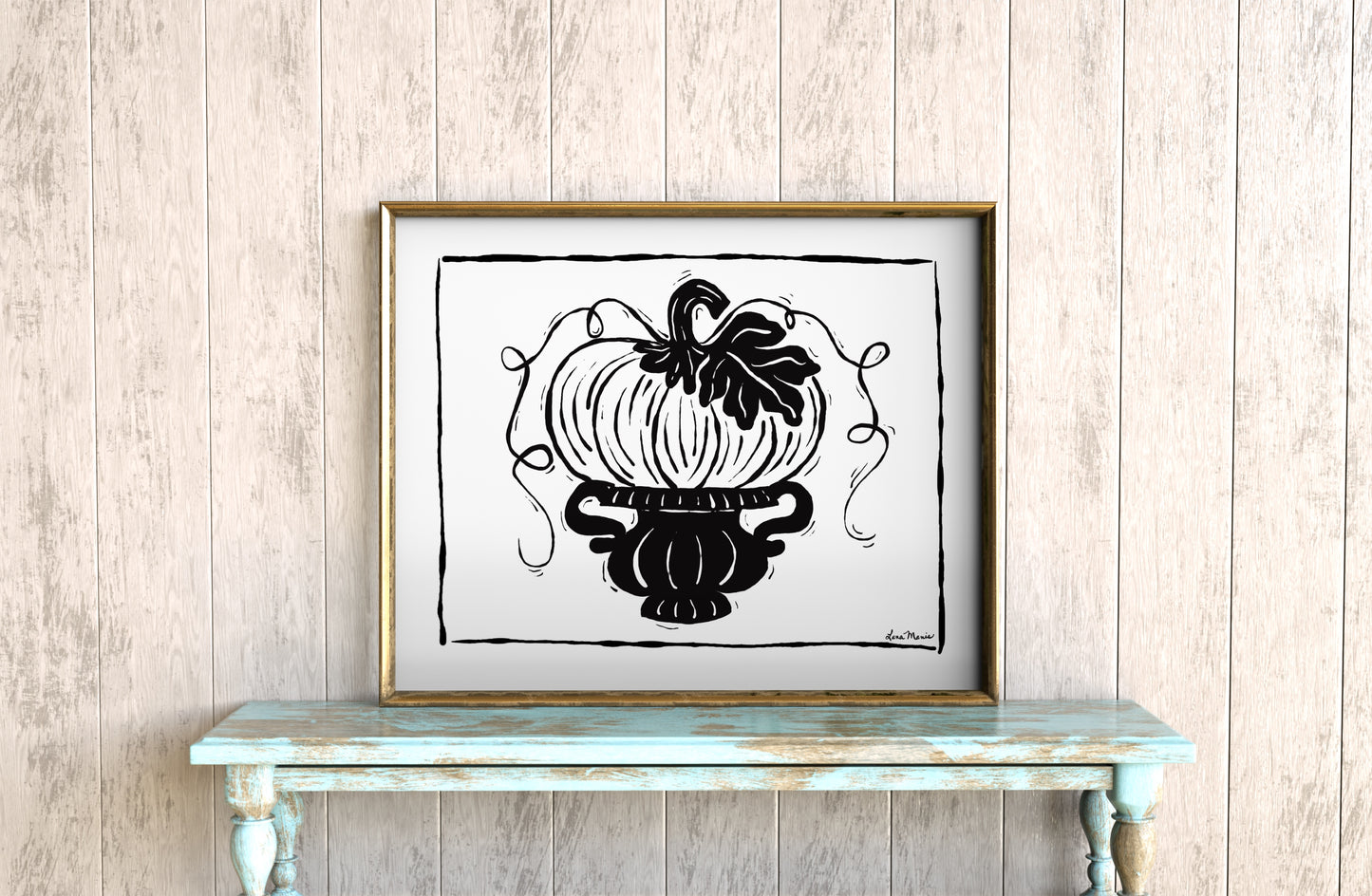Pumpkin Art Print - 3 Designs