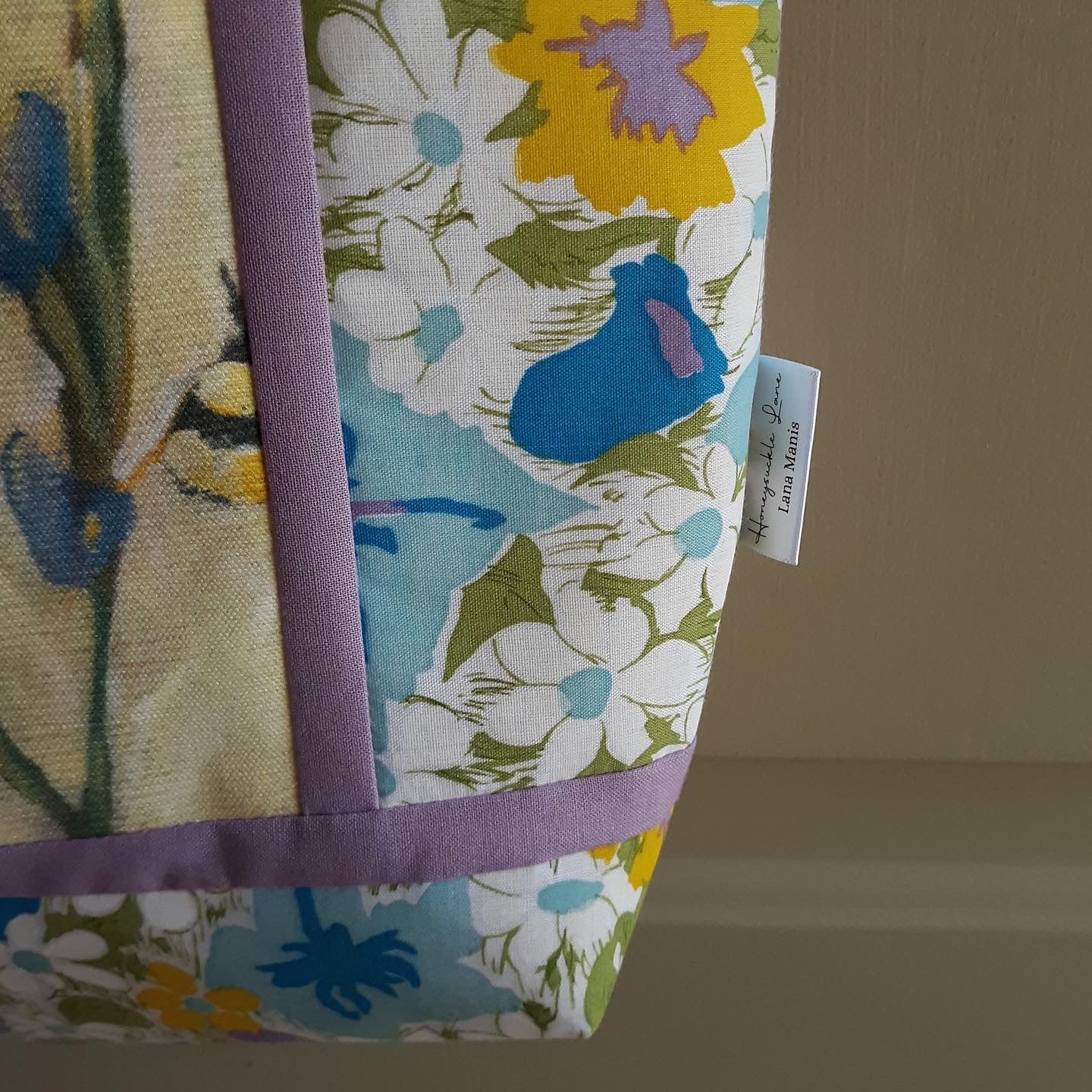 Bees & Lavender Market Tote Bag