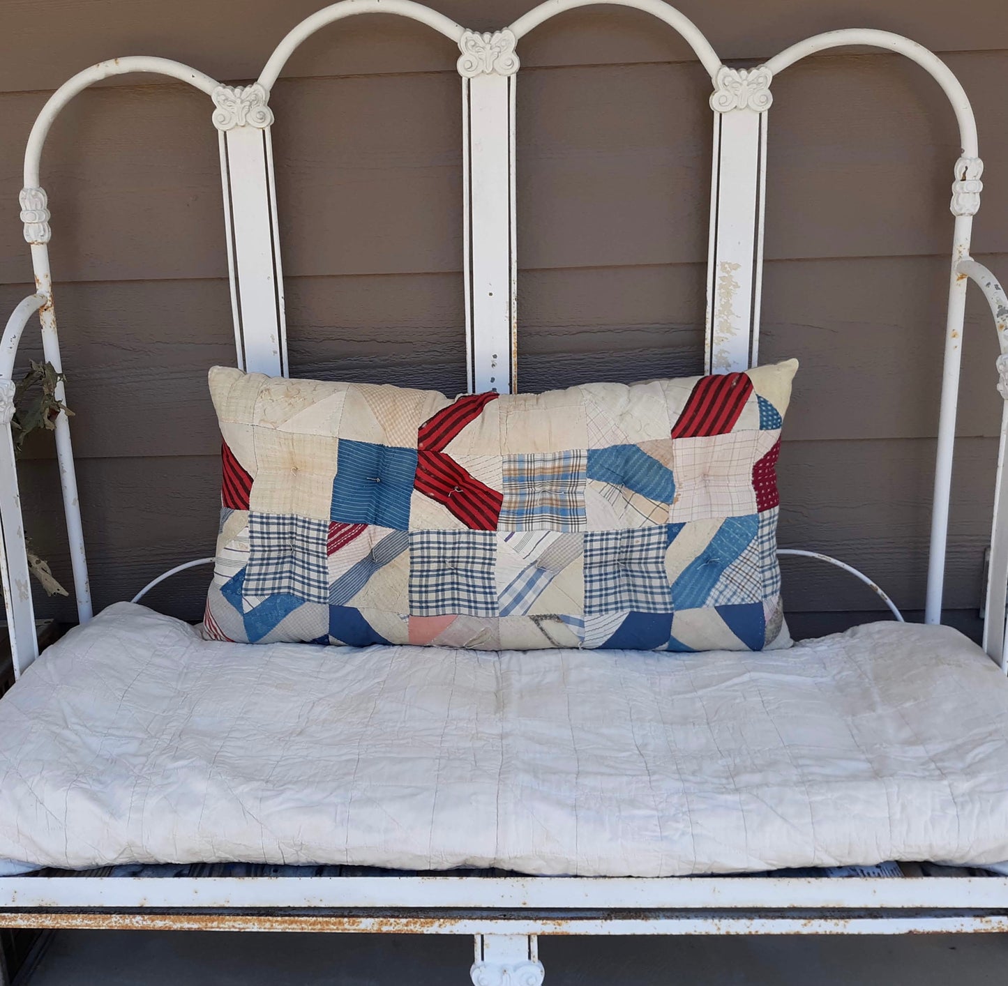 Antique Quilt Bench Cushion