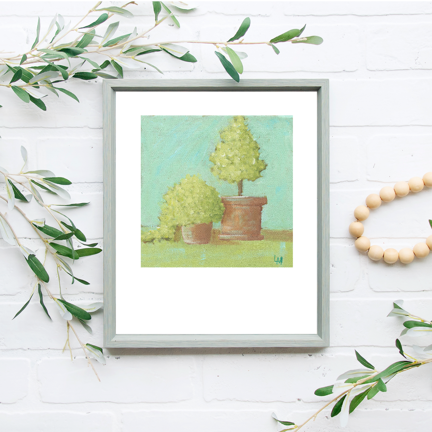 Out of Bounds Topiary Art Print