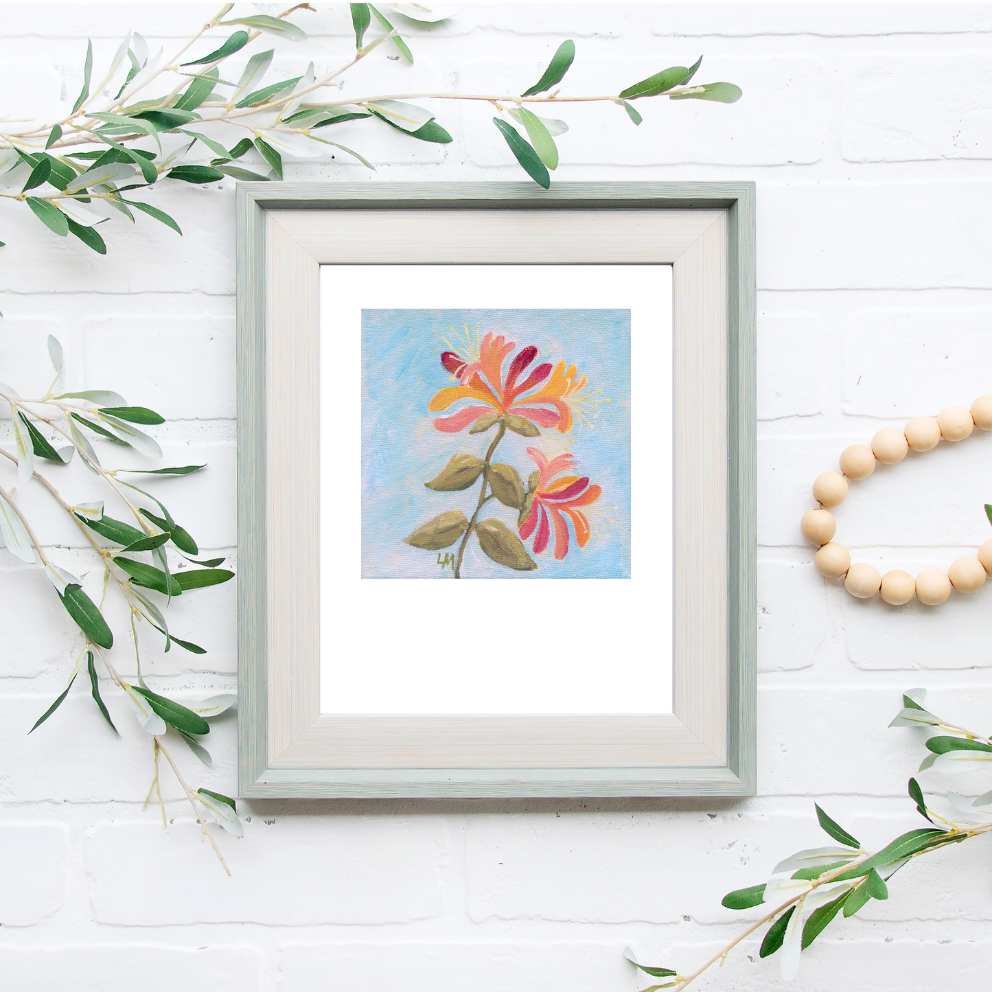 Wild Honeysuckle Art Print
