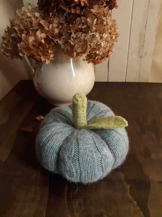 Farmhouse Blue Pumpkin