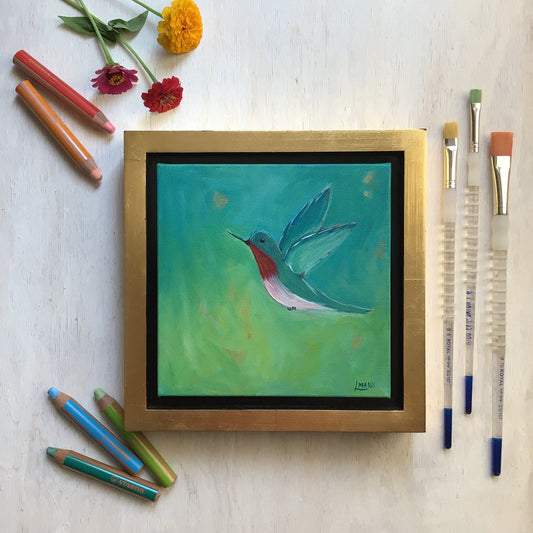 The Adventurer Hummingbird Painting