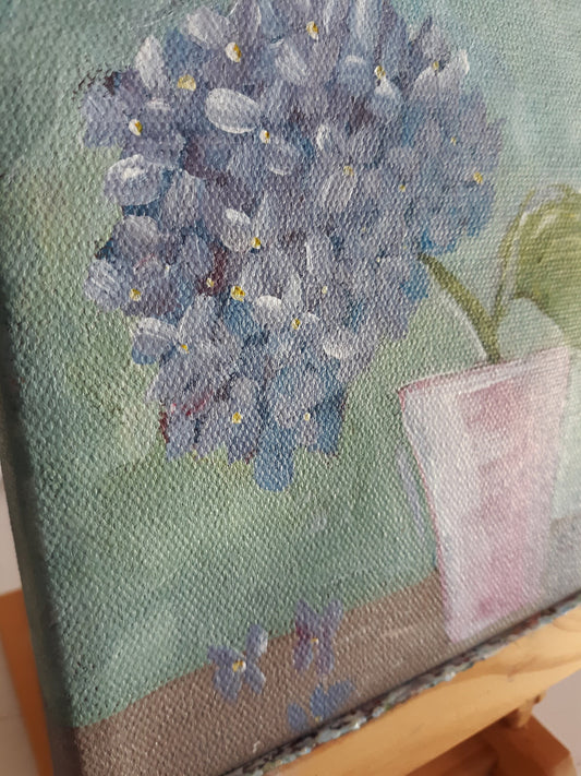 Gift From a Neighbor Floral Painting