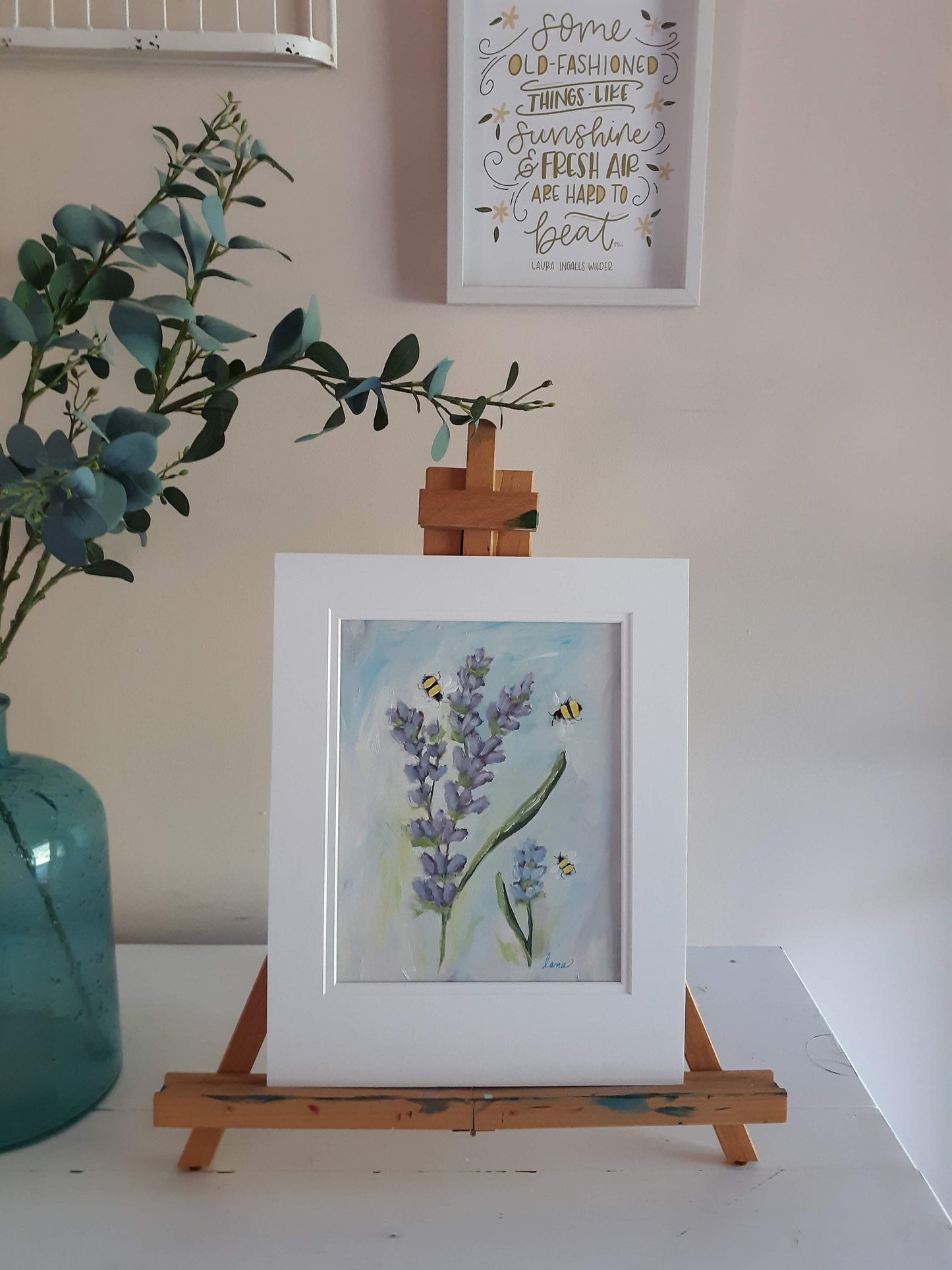 Lolly-gagging in Lavender Painting