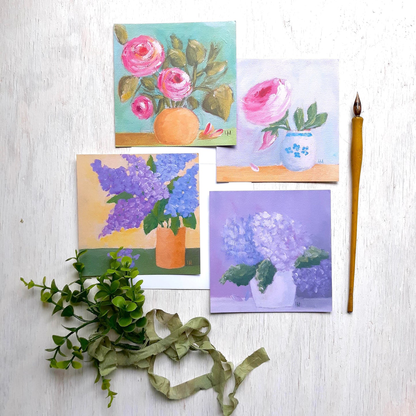 The Cottage Garden Flat Notecards