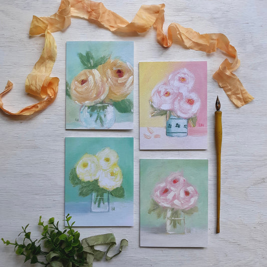 The Rose Garden Folded Notecards