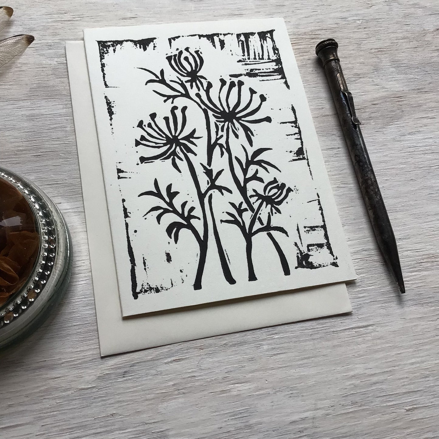 Wildflower Block Print Cards