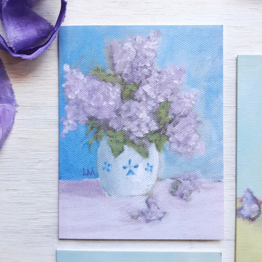 The Lilac Garden Folded Notecards