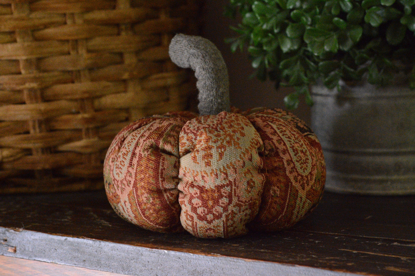 Pumpkin Wool Sweater Stem